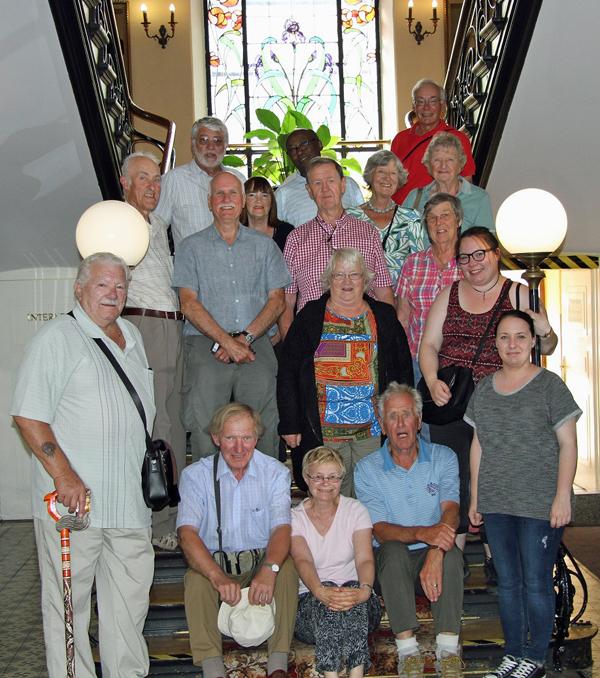 Club Visit to Krakow - Members of the Rotary Club of Tywyn at the Hotel Pollera in Krakow.