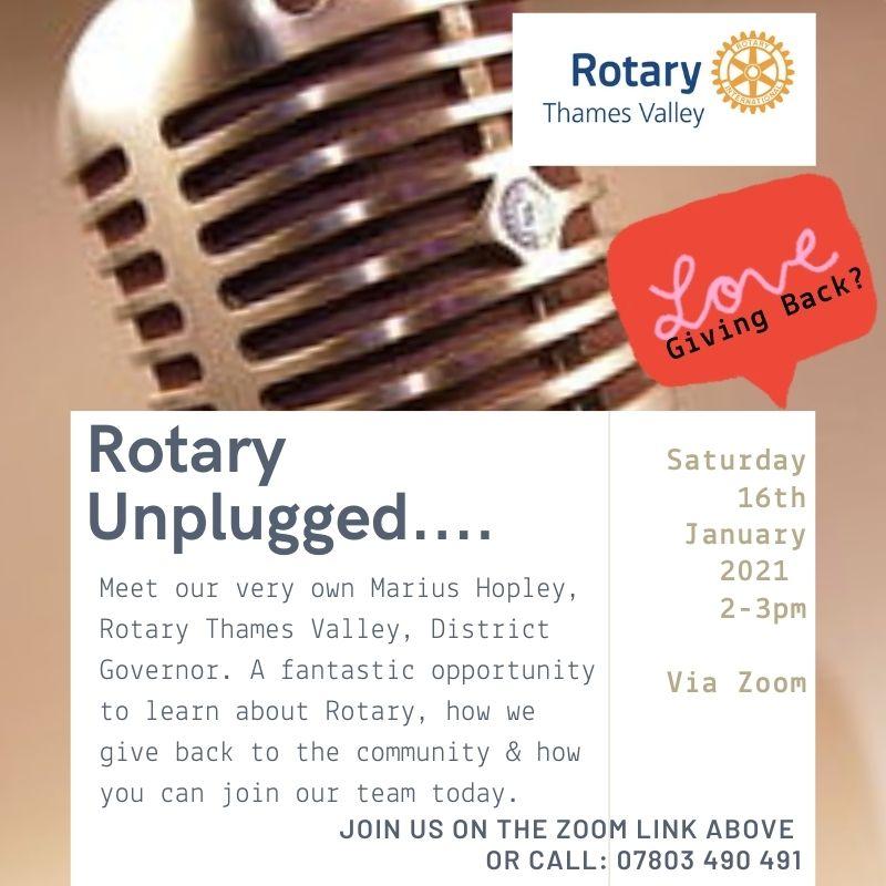 Rotary Unplugged poster