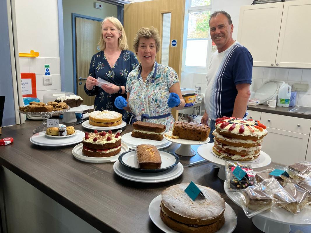 Refreshments on show.