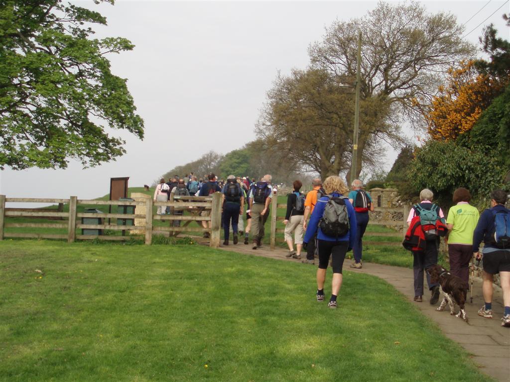 Walkers enter the Shawl