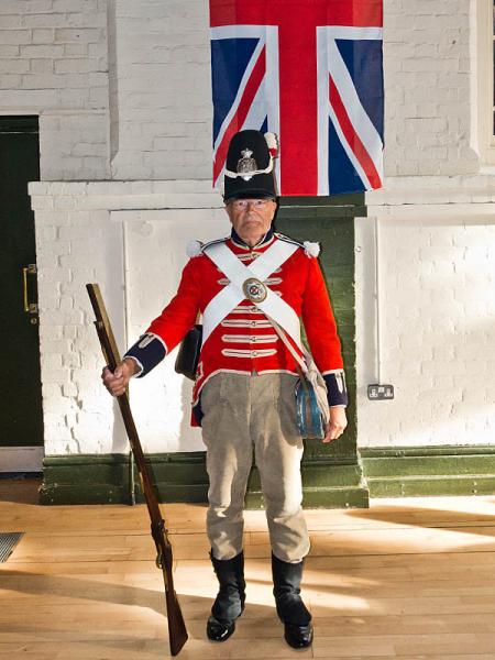 The Waterloo Evening - A soldier at Waterloo