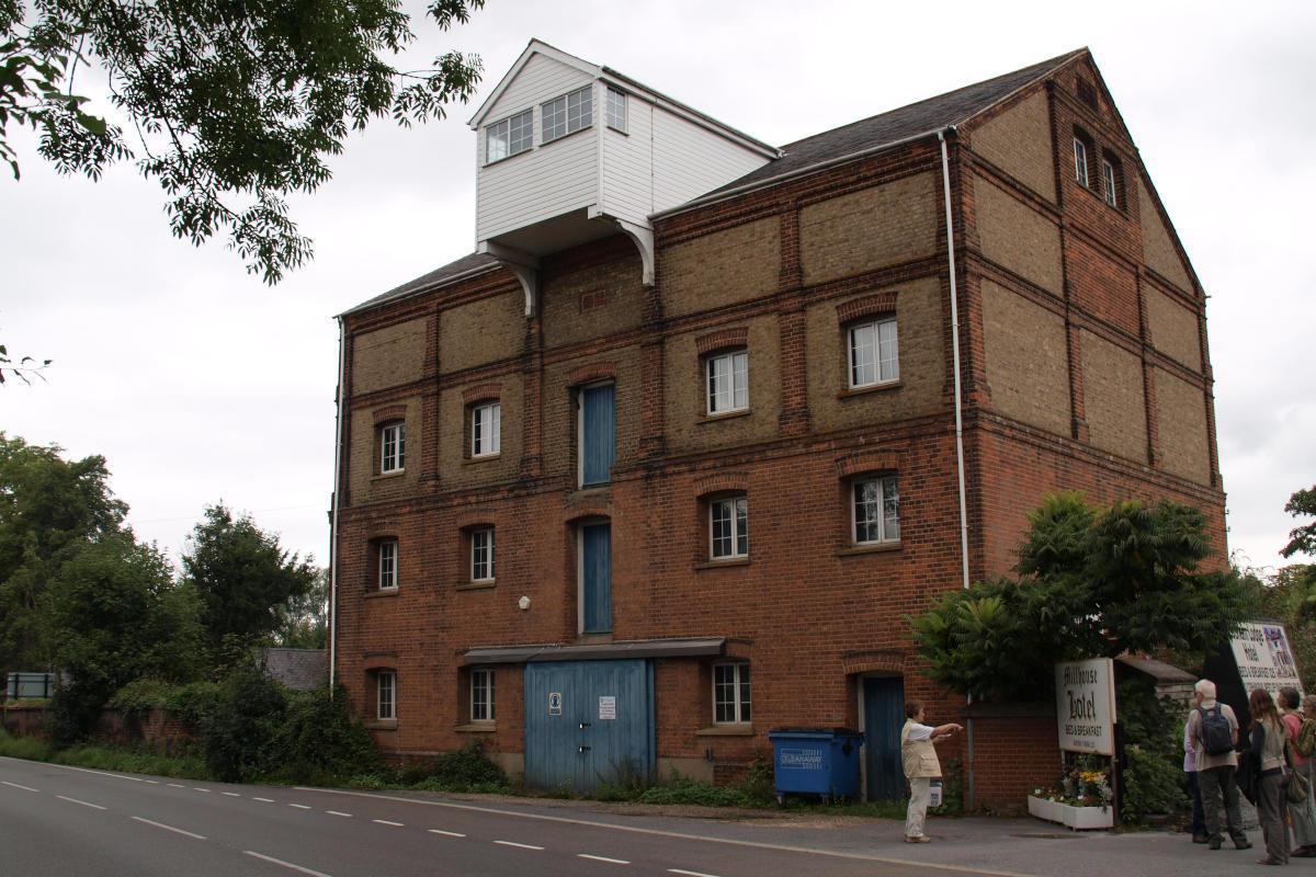 A watermill seen from the road