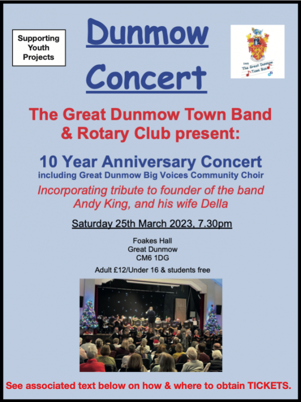 Dunmow Spring Concert - 