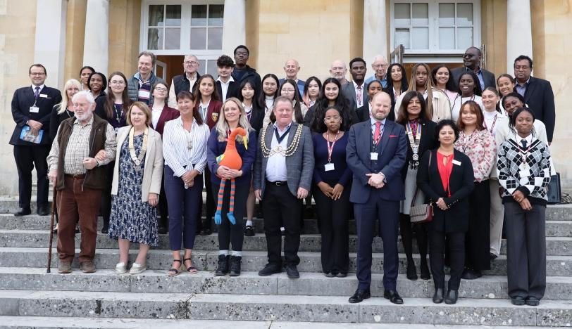 Rotarians and Interactors joined the Head Teacher, Mayor & Mayoress for High Tea in Gatton Park