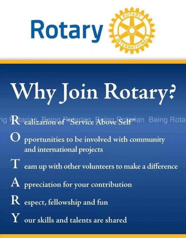 Why join Rotary Rotary Larbert