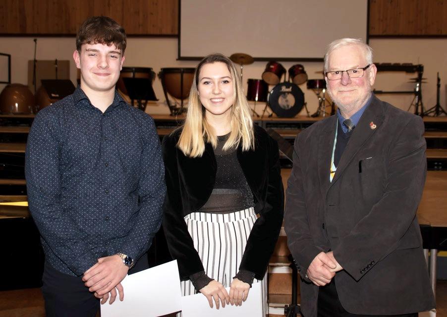 Vocal and Instrumental winners prize-giving