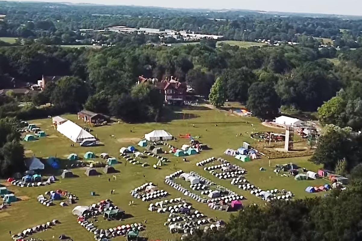 Young Carers Festival 2023 - Young Carers 2019 from the air!