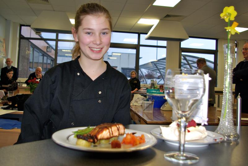Young Chef  2 - East Area round - Lauren McLay was the winner and Vaila Robertson runner-up in the East Area round of the Young Chef competition which was held in Preston Lodge High School.  The two Beeslack pupils go on to the District final to be held on 23 February.  Good luck to both