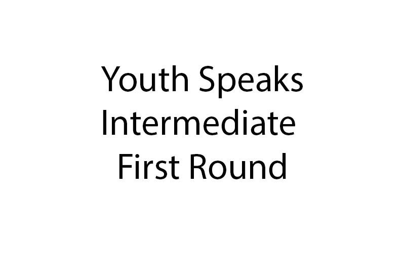 Youth Speaks R1 Intermediate Pictures Only - 