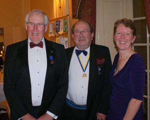 Chair of Youth Services Syd Monk, with former chair John Brookfield and new
committee member Dawn Smart