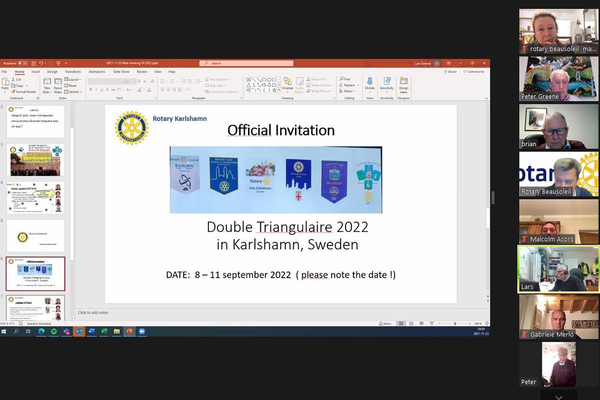 Invitation to Sweden 2022