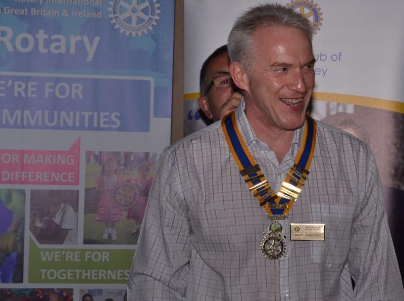 Club Assembly 2015 - New President Mark takes office