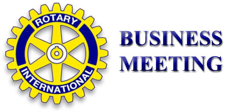 September's Business Meeting Tonight