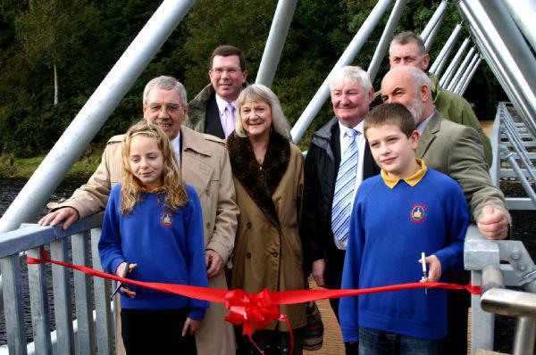 The Official opening of the replaced Cemetery Bridge.