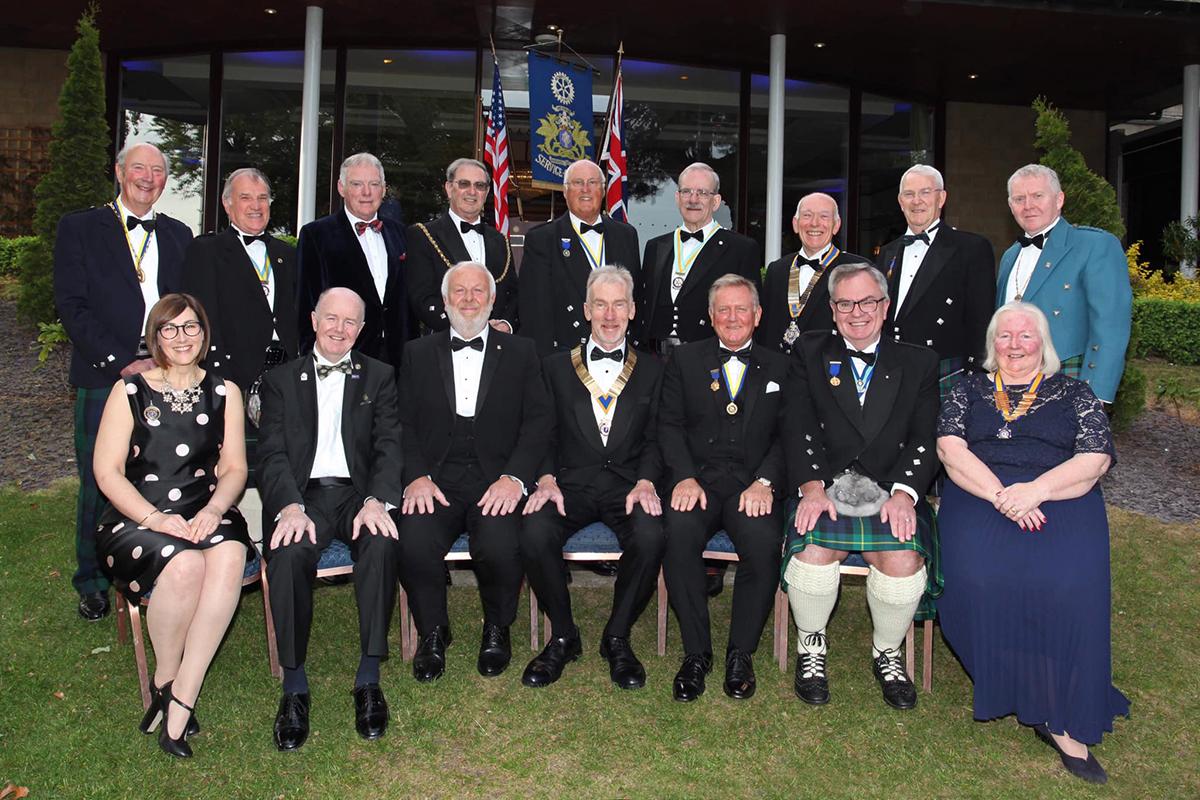 Rotarians and VIP guests gather at the Invercarse Hotel to celebrate the Club’s centenary