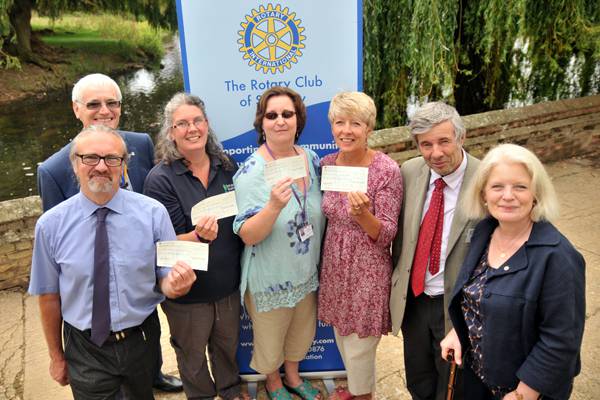 Rock Concert charities receive donations