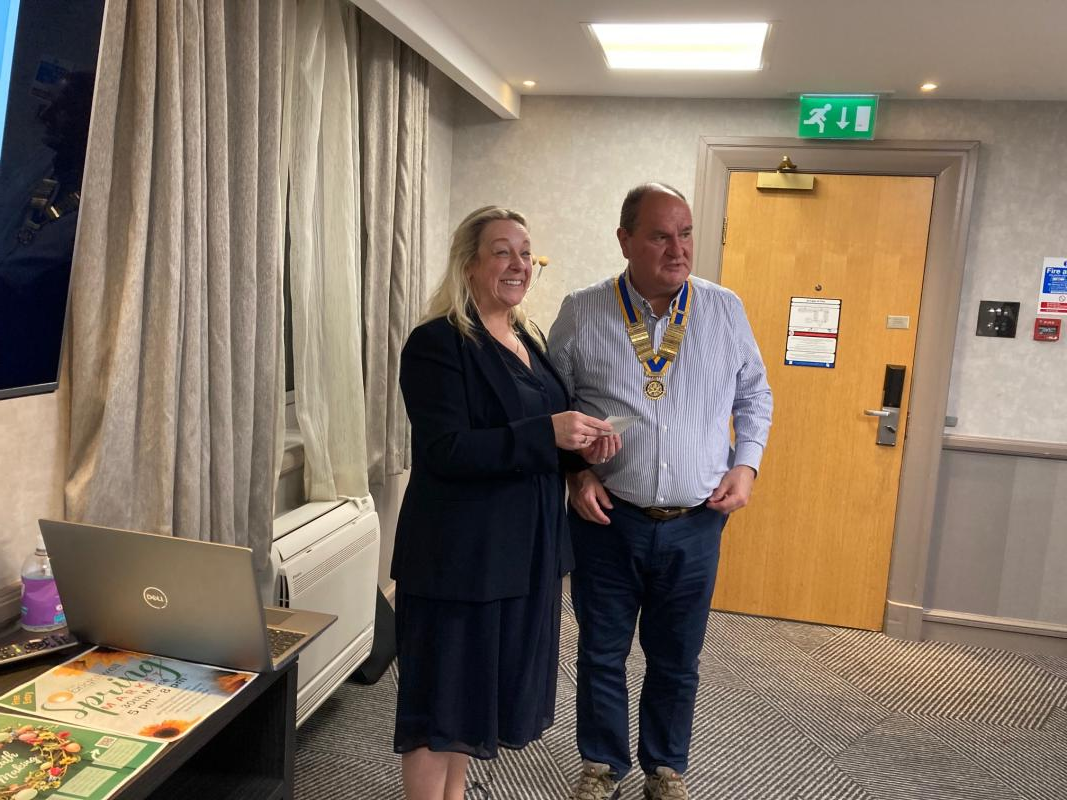 MS Bradley Stoke at Rotary Meeting