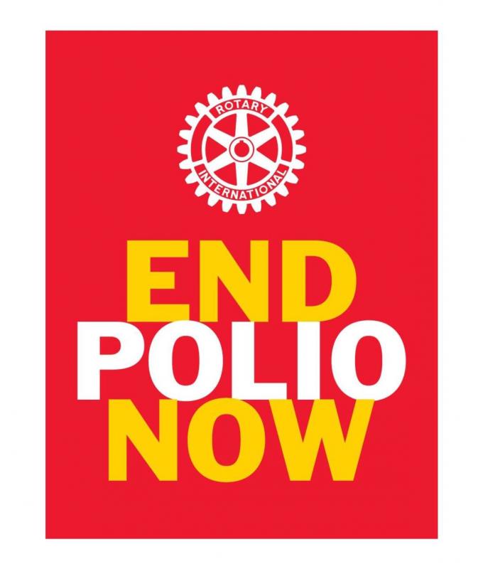 help end polio today with Rotary