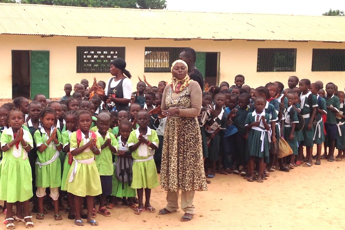 Schoolchildren in The Gambia