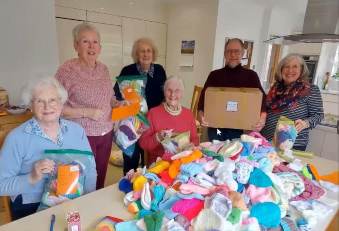 newbury rotary members with hats