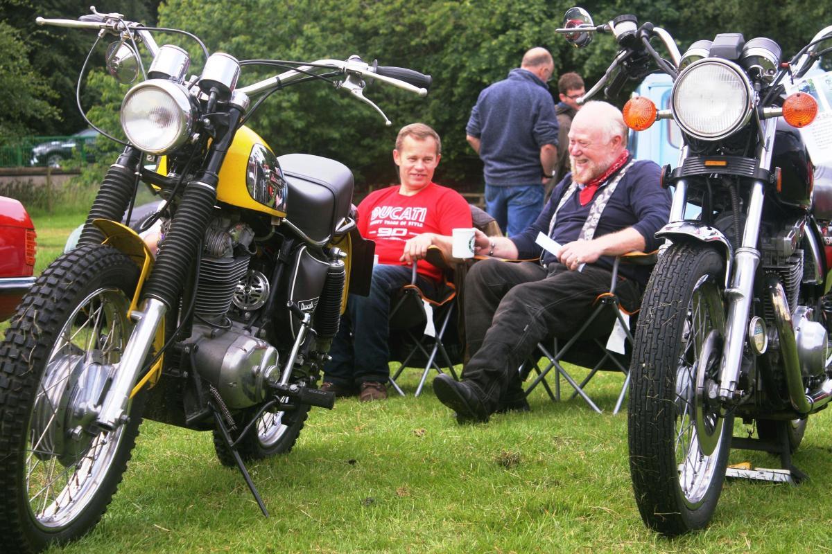 A few of the bikes at Classics of Show