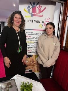 Paula Fuller of Torriyouth with a Rotary Young Apprentice