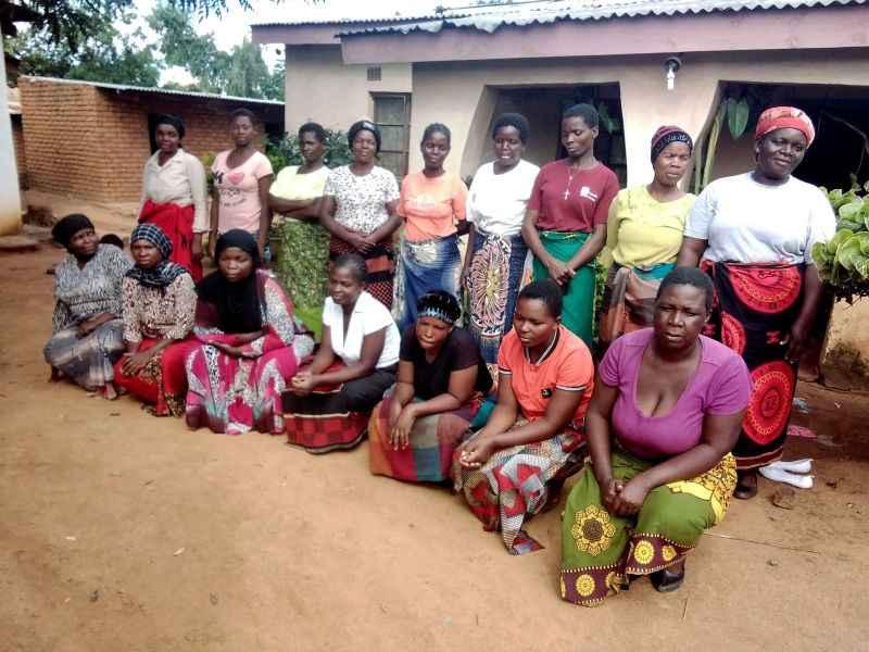 The kamwanjiwa group from Rwanda has 16 members shown in the photo
