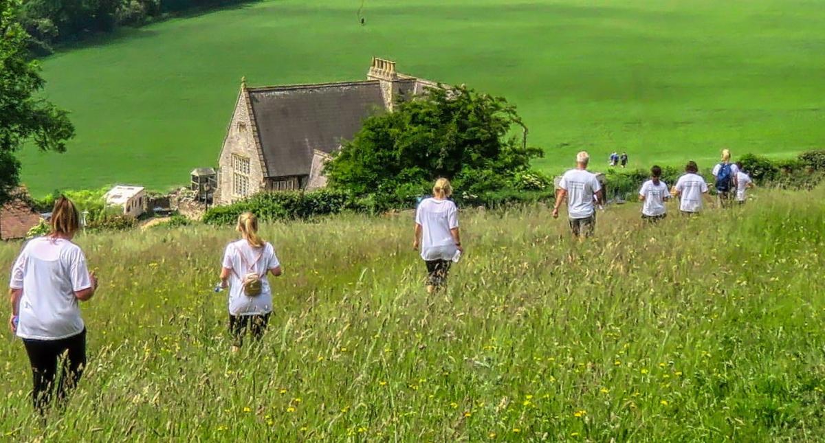 Heading back into Nailsea from Wraxall