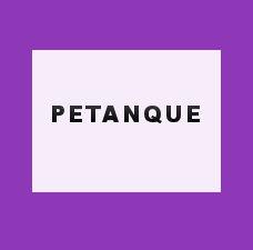 Petanque