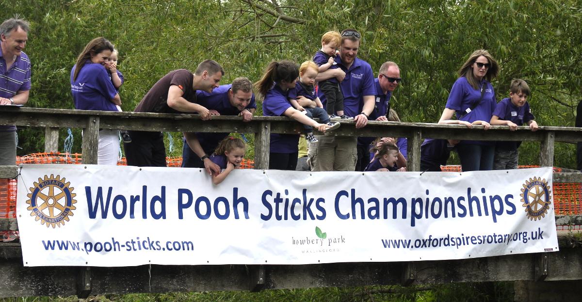 Anxious faces follow the Pooh Sticks Progress