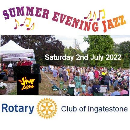 Jazz In The Park Schedule 2022 Summer Evening Jazz Concert - Rotary Club Of Ingatestone