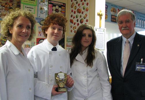 Young Chef's competition supported by the Rotary Club of Warrington
