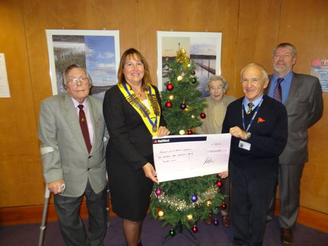 Funds donated to Friends of St Mary's Hospital for equipment needed for newly-born children