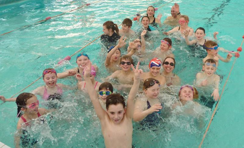 Picture of Swimathon event in 2013 picture c/o County Press