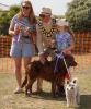 Best in Show and Best Child handler with their trophies presented by John Crockford-Hawley.