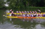 Dragon Boat Racing on the Thames at Pangbourne Meadows