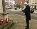 Abingdon Rotary's Treasurer Richard commemorates the Fallen on behalf of us all.