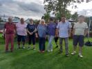 Here are the team members from the Isle of Thanet Rotary Club, raring to get batting.