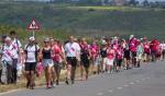 Walkers heading to the finish