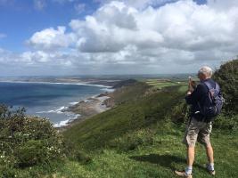 From Crackington Haven to Widemouth Bay.