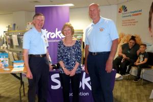 John, Gloria and Mike at the KYBP stand RDGH