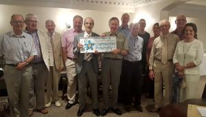 Club volunteers after a dementia training session given by Kathryn Rawling of the Alzheimer's Society