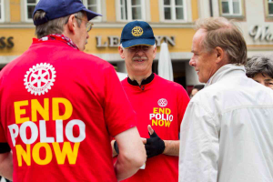 The Club is a regular contributor to the Rotary International initiative to end Polio.
