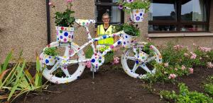 Decorate A Tired Old Bike In Dalkeith Town Centre