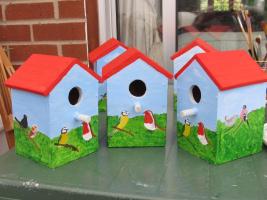 Bird boxes for sale (for charity) ...
