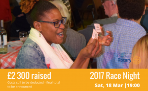 Money was lost and won by punters, but when it came to fun we were all winners, as will be the charities who will benefit from the generosity of everyone who attended the event.