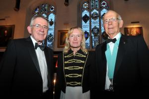 Project organiser Rotarian Tony O'Mara, Isabelle O'Mara and Club President Peter Jones.