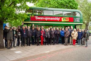 Passengers, driver and conductor at the start point!