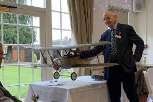 Ian with plane