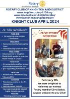 April 2024 Knight Club newsletter